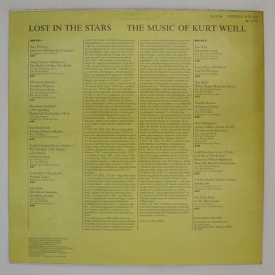 Lost In The Stars (The Music Of Kurt Weill)
