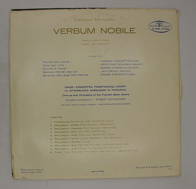 Verbum Nobile (Опера В Одном Акте)