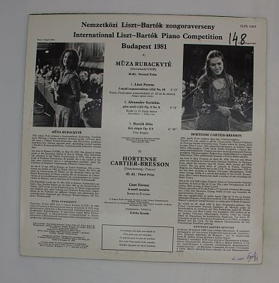 International Liszt–Bartók Piano Competition, Budapest 1981