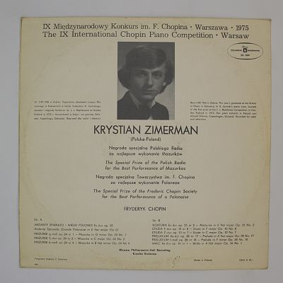 Кристиан Зимерман. Хроника Конкурса