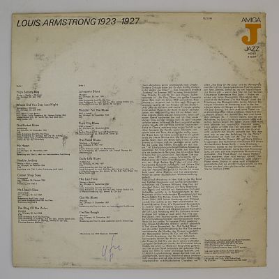 Louis Armstrong 1923 - 1927