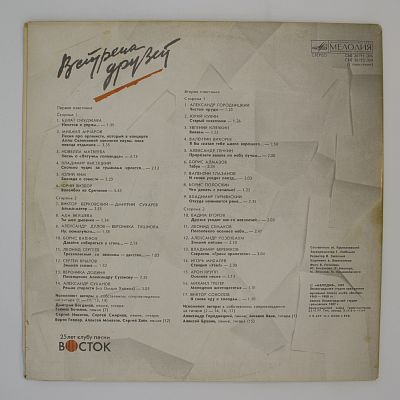 Встреча друзей (Б. Окуджава, В. Высоцкий и другие барды)