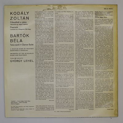 Золтан Кодай, Бела Барток. Произведения