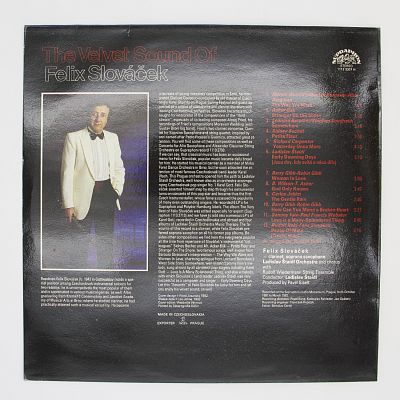 Бархатный Звук Феликса Словачека