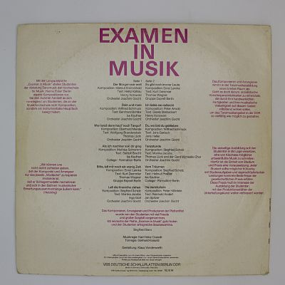 Examen In Musik