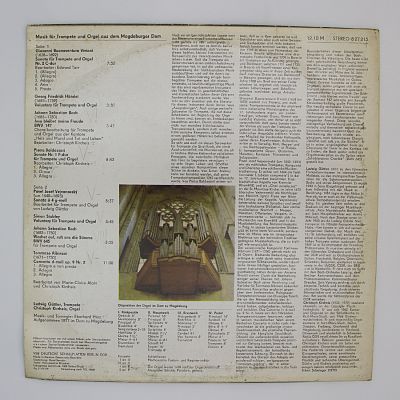 Музыка для трубы и органа из Магдебургского собора. Людвиг Гюттлер, Кристоф Кирхайс