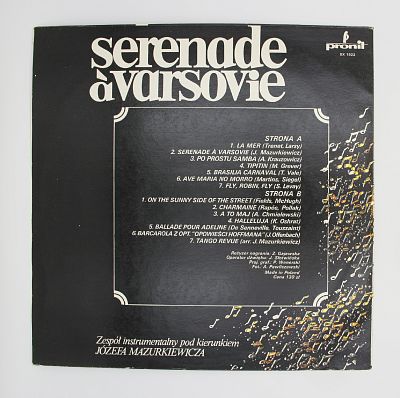 Serenade A Varsovie