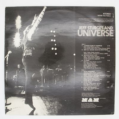 Jeff Sturges And Universe