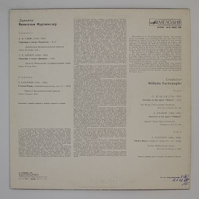 Глюк, Альбер, Глазунов