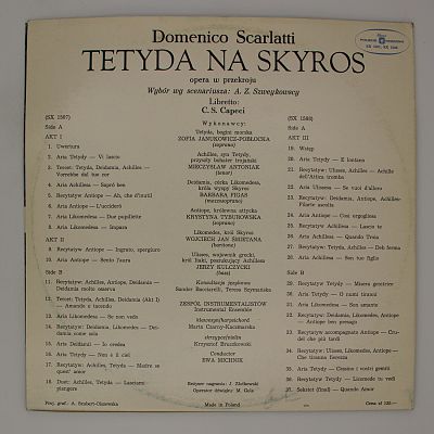 Tetyda Na Skyros (Opera W Przekroju)