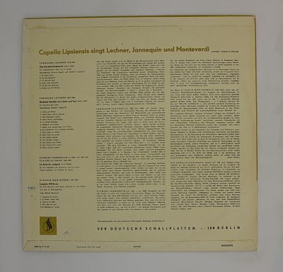 Лехнер - Жанекен - Монтеверди